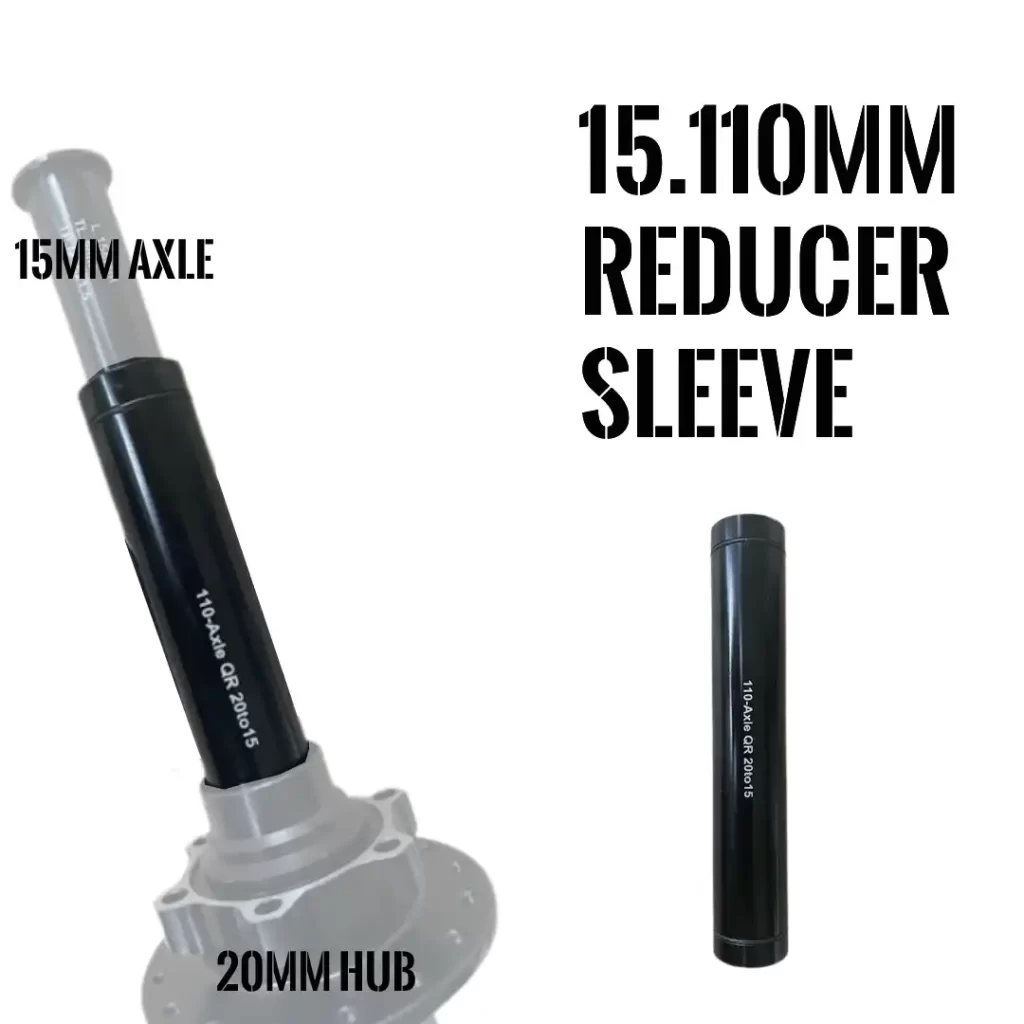 15mm x 110mm axle sleeve reducer adapter