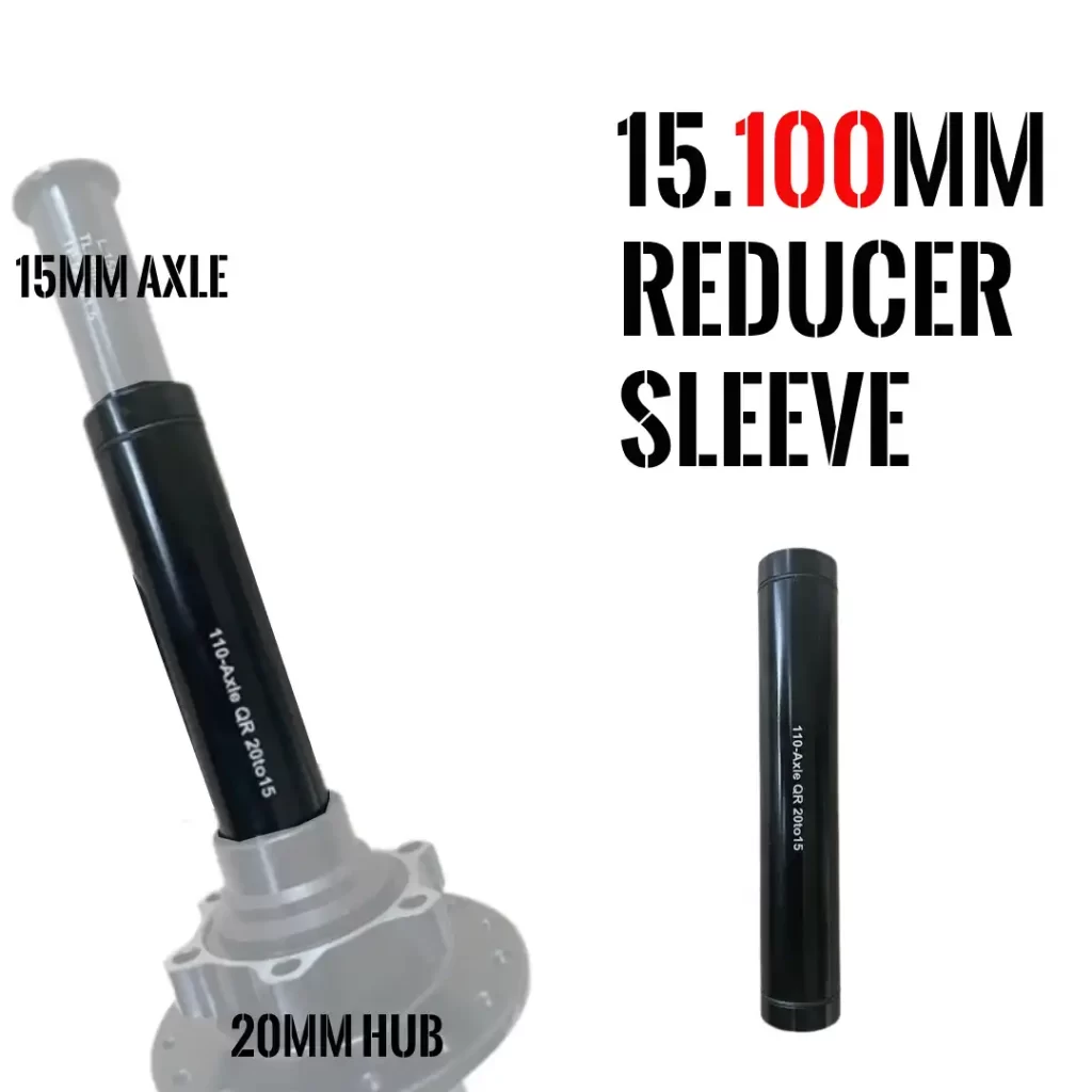 15x100mm reducer sleeve front hub freakynuts