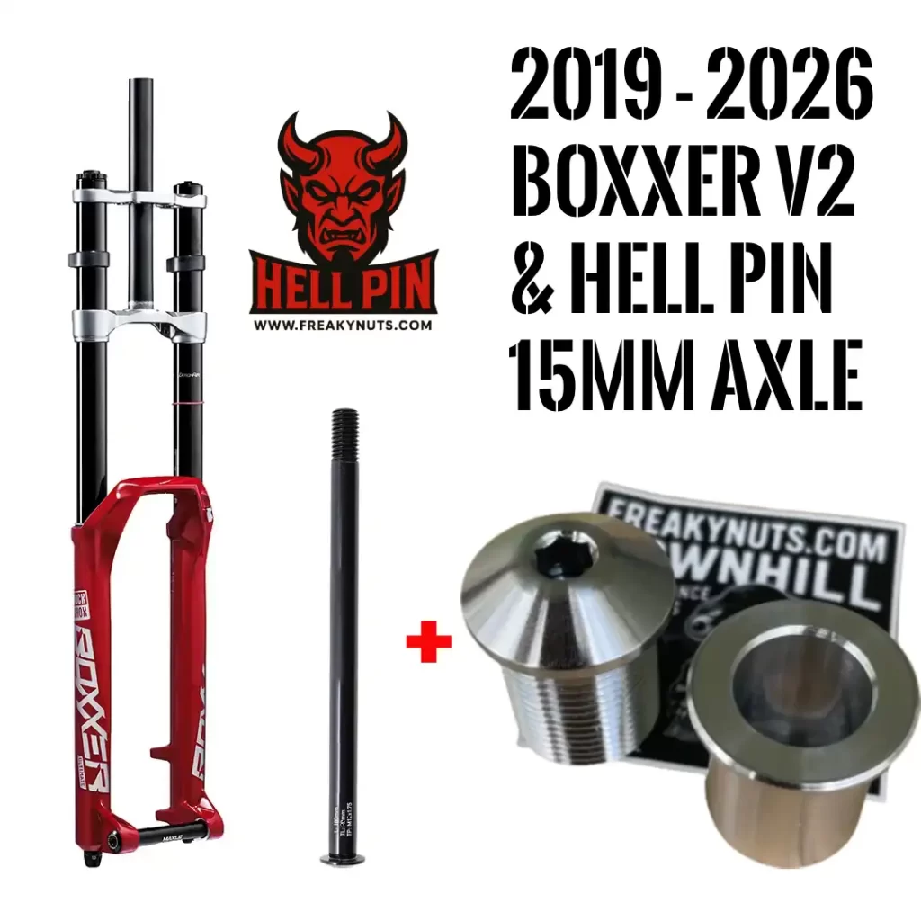Rockshox Boxxer with kingpin 15mm thru axle